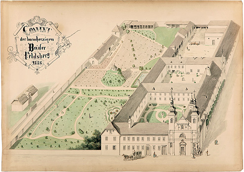 Konvent und Spital zu Feldsberg im Jahr 1886