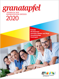 Granatapfel Jahrbuch 2020 Cover / Barmherzige Brüder Das Bild zeigt den Cover des Granatapfel Jahrbuches 2020.