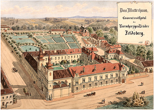 Konvent und Spital zu Feldsberg im Jahr 1898