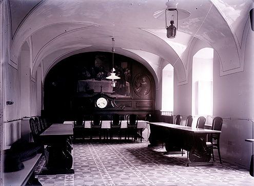 Refektorium des Feldsberger Konventes, Ansicht um 1890